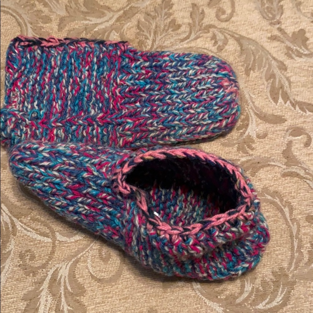 Hand Knit Slippers - Picture 3 of 5